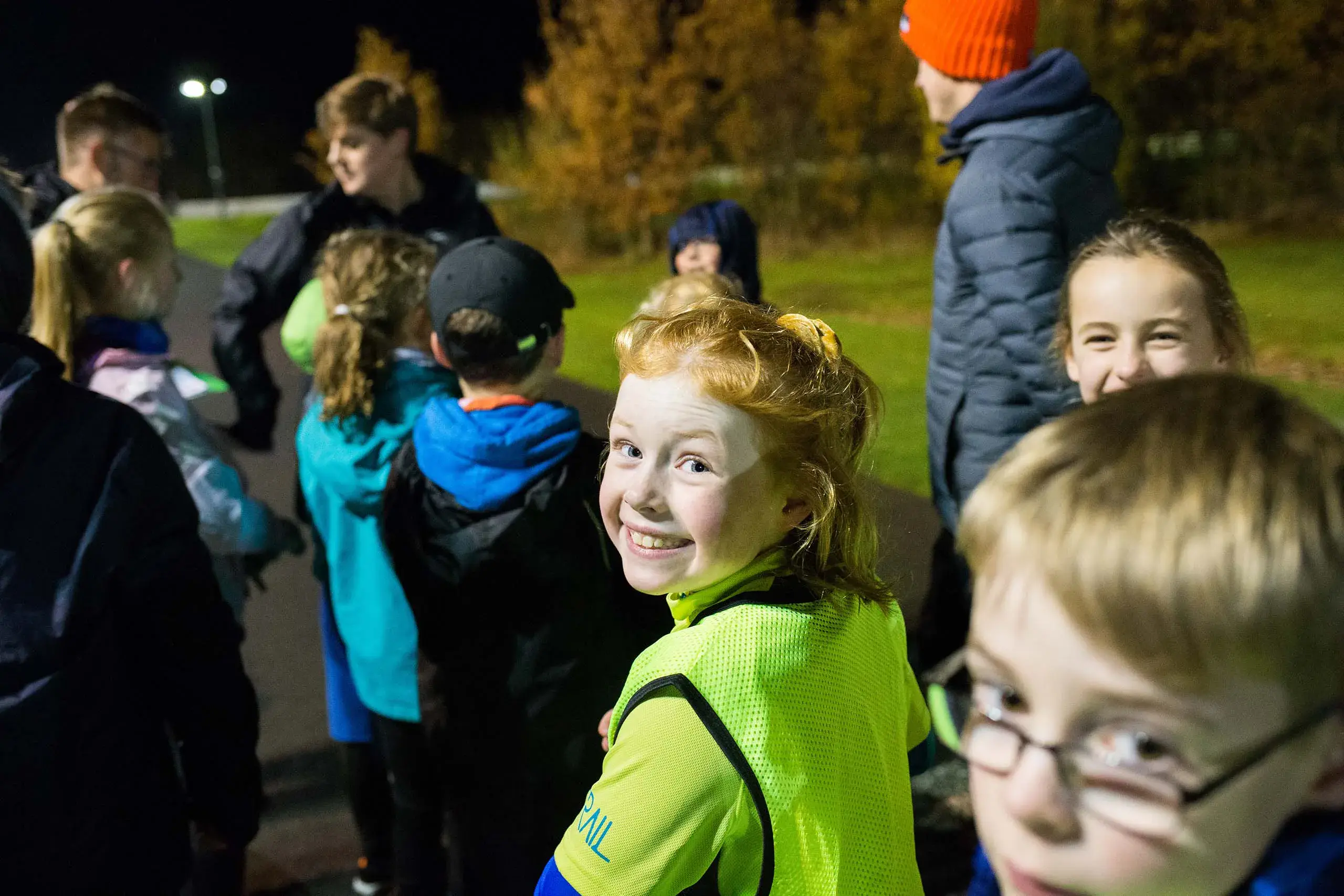 Children doing running